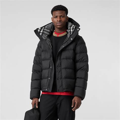 burberry detachable sleeve puffer jacket|Burberry puffer jacket men's.